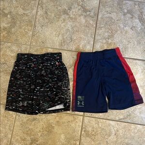 Under Armour Boys and Navy Shorts Duo